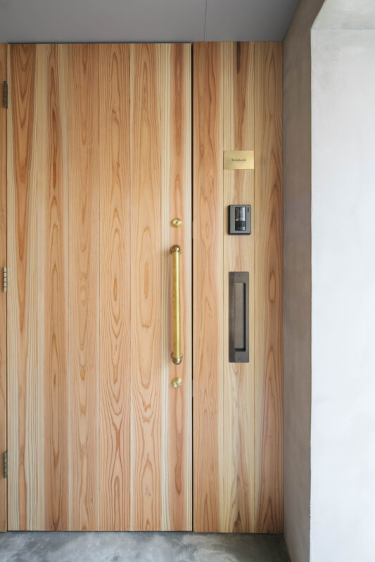 名古屋市改修住宅のオリジナル玄関ドア