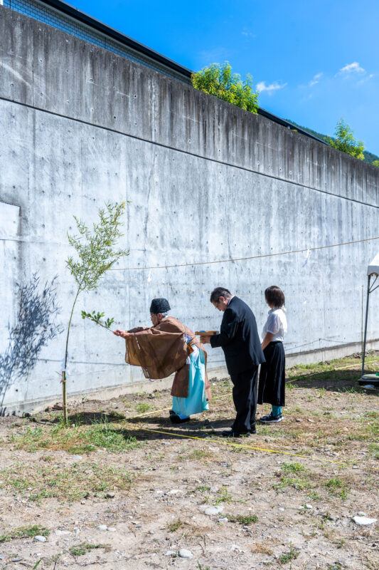 長良での地鎮祭