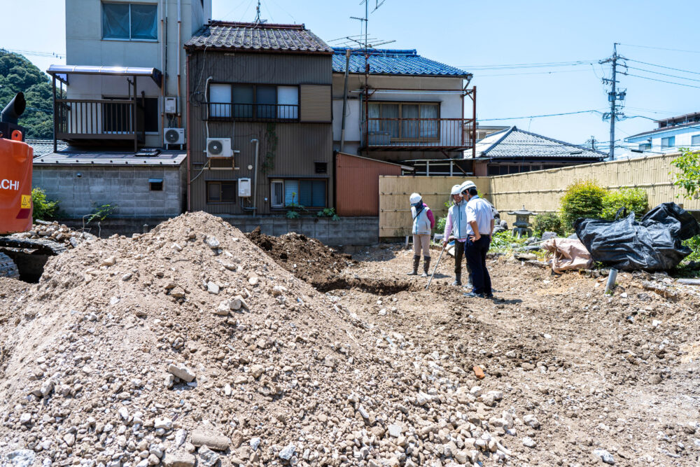 岐阜市で埋蔵文化材発掘調査