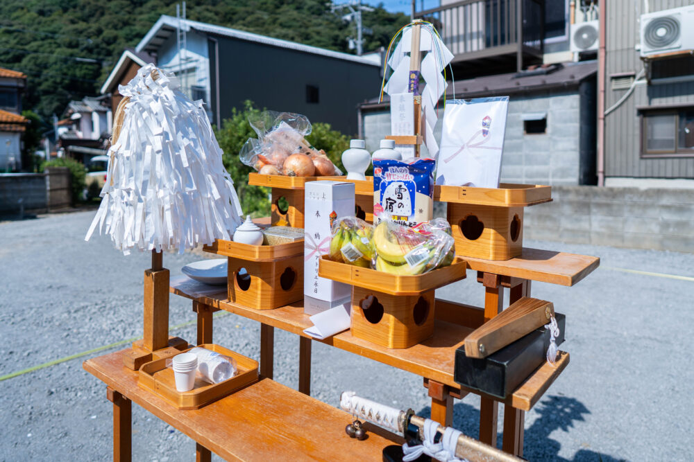 岐阜市で地鎮祭