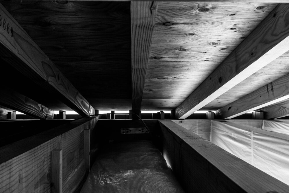 金華山麓の平屋