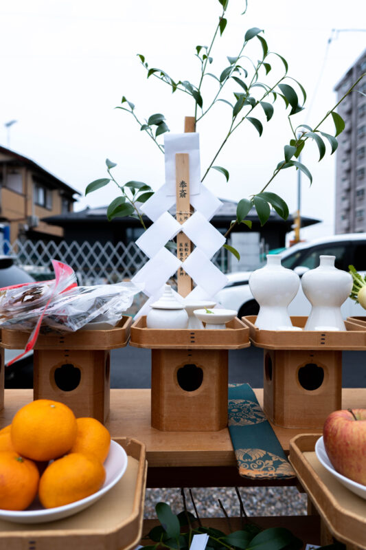 地鎮祭【瑞穂市の平屋】：アトリエ永日