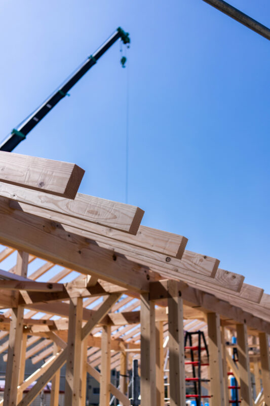 岐阜市 上棟 垂木