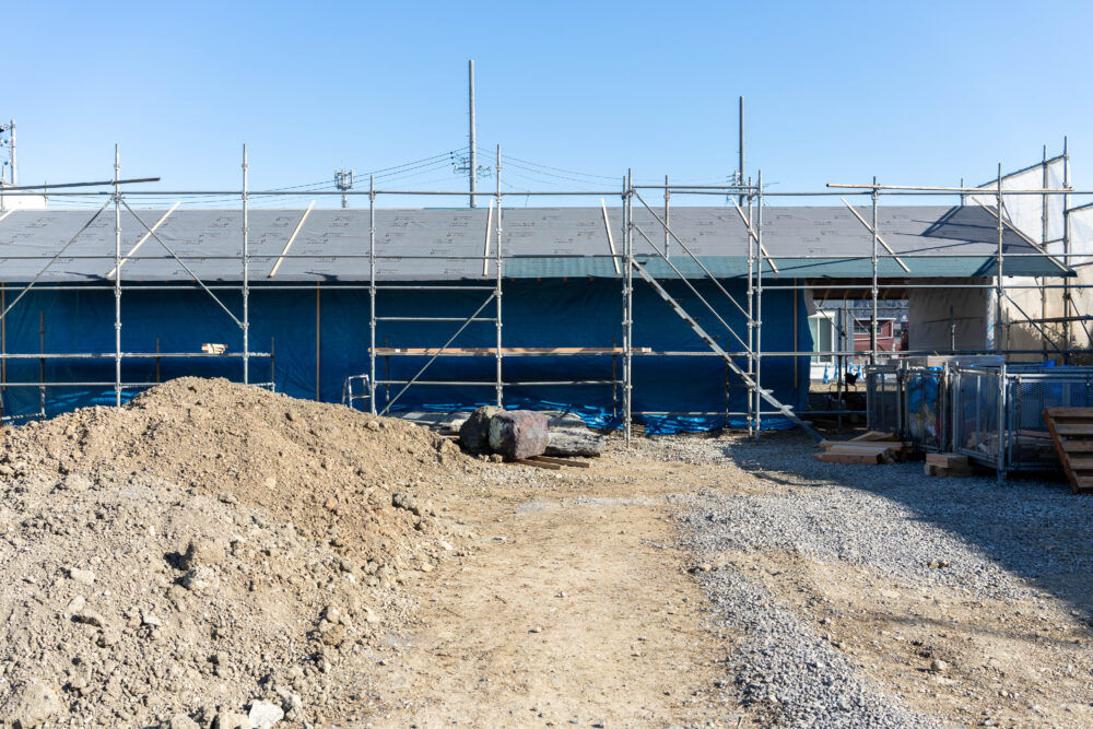 新事務所建築中