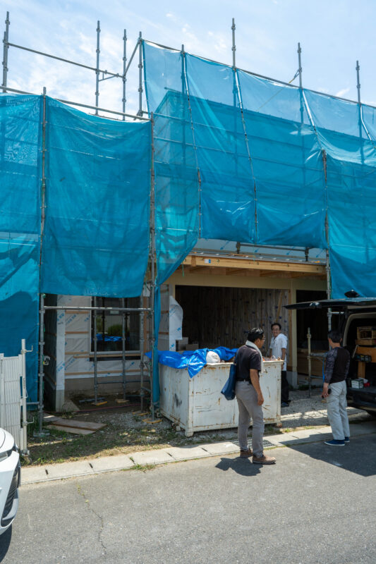 現場打合せ【羽島市のアパート】：アトリエ永日